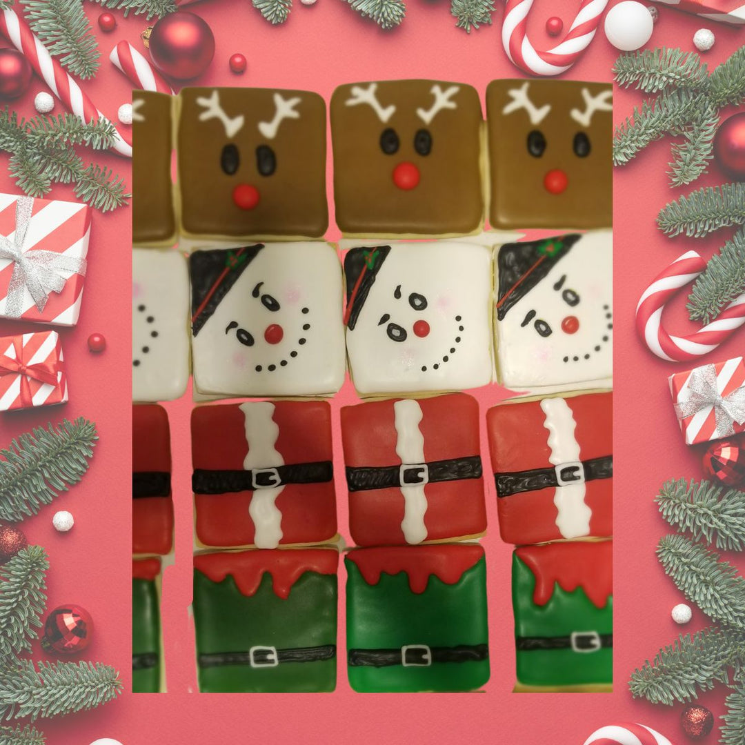 Decorated Cookies | Christmas santa theme