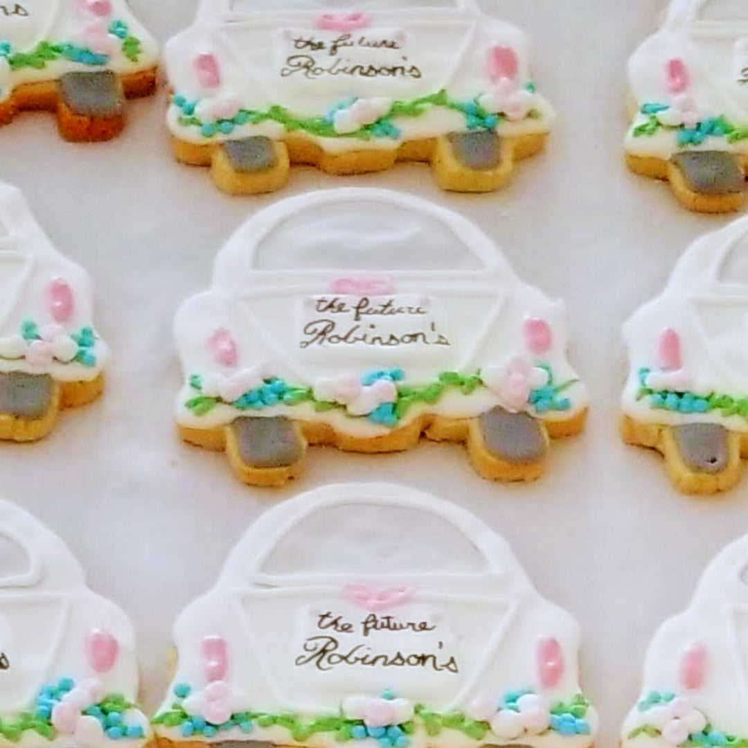 Wedding Cookies | Vintage Car