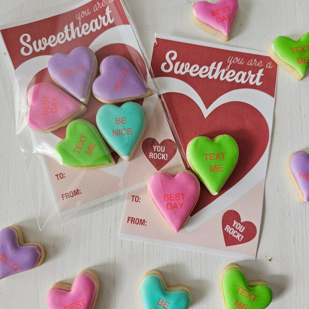 Decorated Cookies | Conversation Hearts