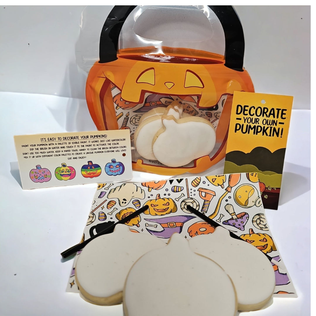 Paint Your own Cookie Kit | Pumpkin Kit