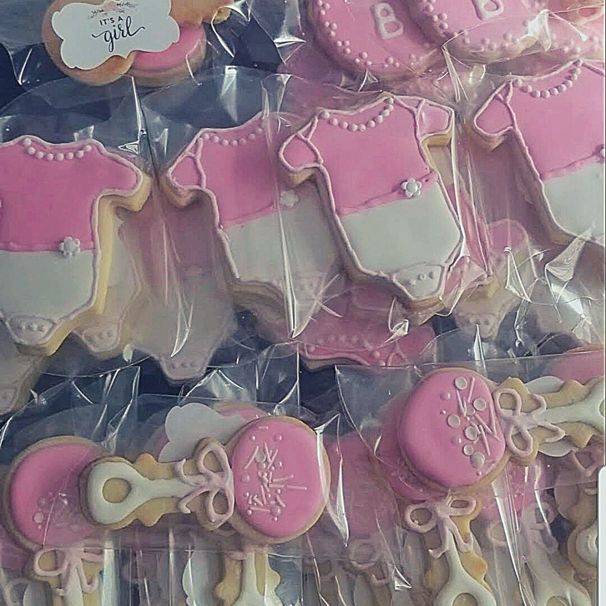 Personalized baby shower sales cookies